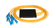 NMF-SPP1X8A1-SCU-B Сплиттер планарный 1x8, 9/125мкм, SC/UPC, 2 мм