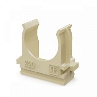 Крепеж-клипса для труб АБС-пластик сосна D20 (10 шт) (PR13.0055)