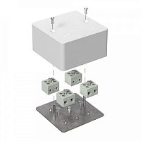 Коробка огнестойкая 85х85х45 (латунь) (40-0460-FR6.0-8-Е60) Коробка огнестойкая для открытой установки