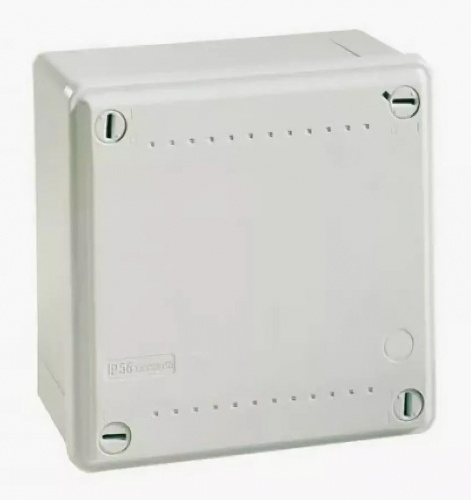 Коробка ответвительная с гладкими стенками IP56, 100х100х50 (53810) Коробка ответвительная Коробка ответвительная с гладкими стенками IP56, 100х100х50 (53810) Коробка ответвительная