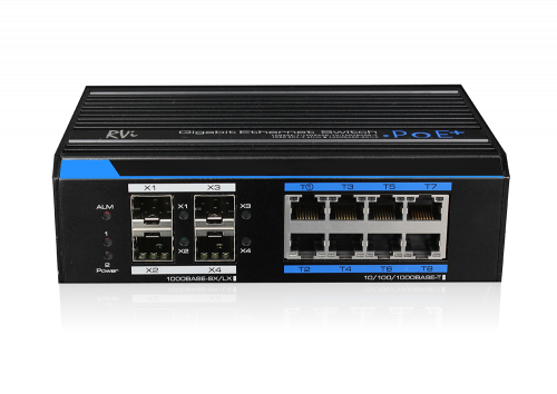 RVi-2NSIM08G-4S Коммутатор с питанием по PoE