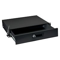 DRW-2U-BK (8637c) Ящик для документов 2U, глубиной 360 мм, цвет черный