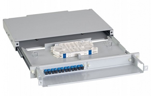 ШКОС-ВП-1U/2-12-SC~12-SC/SM~12-SC/UPC(130304-00880) Кросс оптический 19"