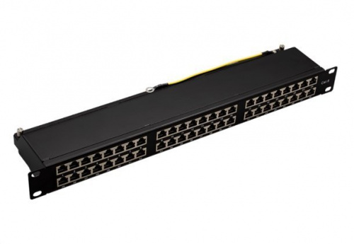 Патч-панель высокой плотности 19", 48xRJ-45, FTP, 6, 1U (10-0434) Патч-панель высокой плотности 19"