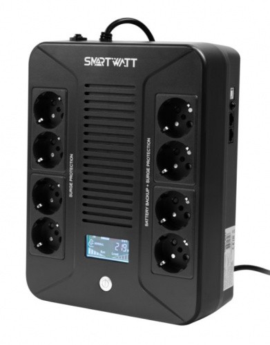 SMARTWATT UPS SAFE PRO LCD 1000 Источник бесперебойного питания SMARTWATT UPS SAFE PRO LCD 1000 Источник бесперебойного питания