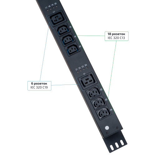 SMART-PDU-32-1P-18C13-6C19-I309-CM (12602c) фото 3