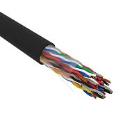 U/UTP, CAT 5е, PE, 25PR, 24AWG, OUTDOOR, SOLID, черный, РФ REXANT (01-1122-R)
