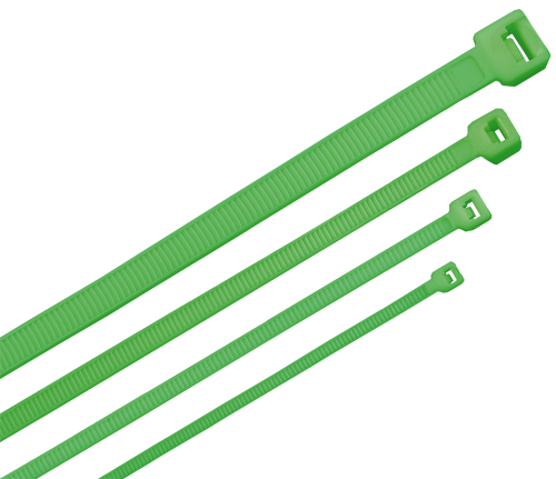 HKG-W36-L250 (100 шт) Хомут кабельный ХКн 3,6х250мм нейлон зеленый