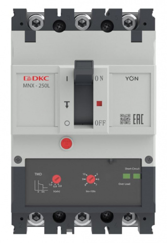 YON pro MNX250L 3P 250A 70kA при AC415V расц. TMD (MNX250L3PTMD0250) фото 2