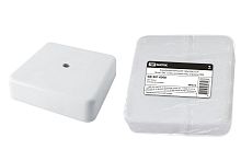 Коробка КР 100х100х29 ОП белая, IP40, с клеммной колодкой (SQ1401-0908) Распаячная коробка