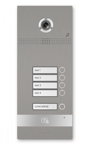BI-04FBI SILVER Вызывная панель IP-домофона BI-04FBI SILVER Вызывная панель IP-домофона