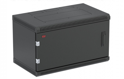 ШТ-НСр-6U-600-550-М-Ч (130411-01818) Шкаф телекоммуникационный 19" настенный 6U