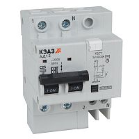 АД12-22C16-AC-УХЛ4 2п C 16А 30мА тип AC 4.5кА, КЭАЗ (318369)