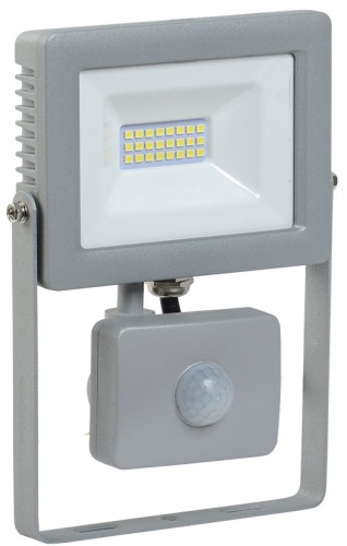 СДО 07-20Д серый с ДД IP44 (LPDO702-20-K03) Прожектор светодиодный с датчиком движения