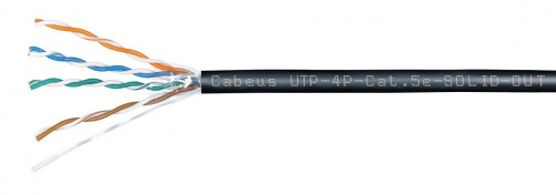 UTP-4P-Cat.5e-SOLID-OUT-LSZH-UV-100 (7172c-5) Кабель «витая пара» (LAN) для структурированных систем связи