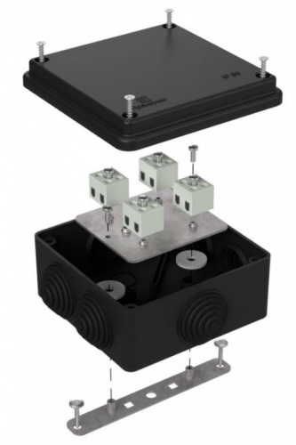 Коробка огнестойкая для о/п 100х100х50 (40-0300-9005-FR2.5-8) Коробка огнестойкая