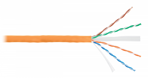 U/UTP 4pair, Cat6, Solid, In, нг(А)-HF (NMC 4140C-OR) Кабель «витая пара» (LAN) для структурированных систем связи U/UTP 4pair, Cat6, Solid, In, нг(А)-HF (NMC 4140C-OR) Кабель «витая пара» (LAN) для структурированных систем связи