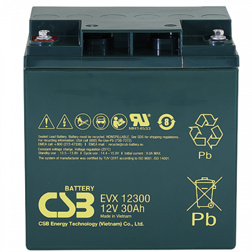 CSB EVX 12300 Аккумулятор герметичный свинцово-кислотный CSB EVX 12300 Аккумулятор герметичный свинцово-кислотный