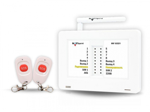 NV 8321ТК GSM комплект тревожной сигнализации NV 8321ТК GSM комплект тревожной сигнализации