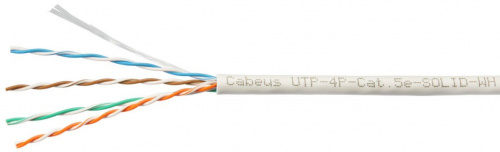 UTP-4P-Cat.5e-SOLID-WH (7471c) Кабель «витая пара» (LAN) для структурированных систем связи UTP-4P-Cat.5e-SOLID-WH (7471c) Кабель «витая пара» (LAN) для структурированных систем связи