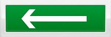 Молния-12 "Стрелка влево" Оповещатель охранно-пожарный световой (табло)