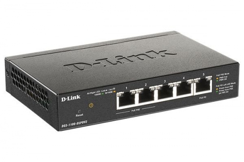 DGS-1100-05PDV2/A1A Коммутатор с POE DGS-1100-05PDV2/A1A Коммутатор с POE