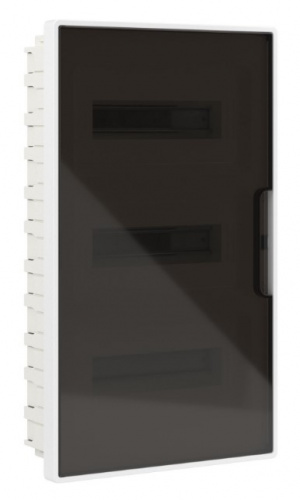 Щиток встраиваемый с дверцей 36 модулей белый FRAME с 4 шинами PEN (F36B1WD)