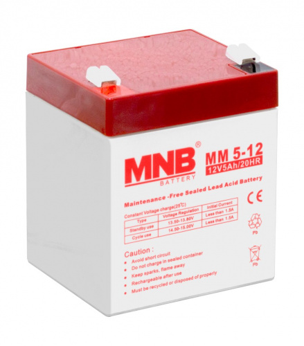 MNB MM 5-12 Аккумулятор герметичный свинцово-кислотный фото 3