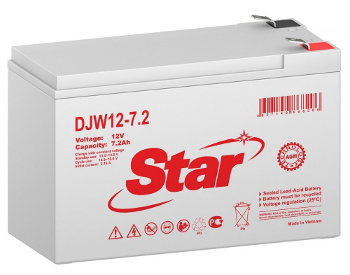 STAR DJW12-7.2 Аккумулятор герметичный свинцово-кислотный
