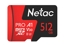 NT02P500PRO-512G-R Карта памяти microSDXC, 512 ГБ, Class 10