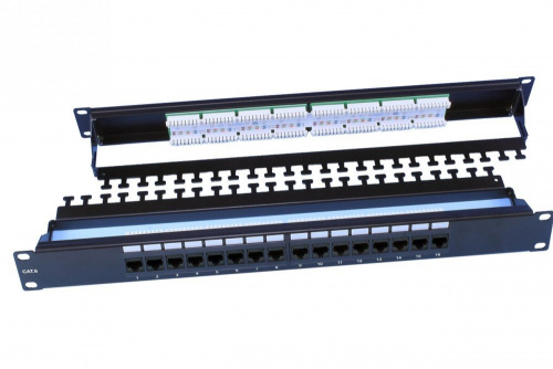 PP3-19-16-8P8C-C6-110D Патч-панель 19" PP3-19-16-8P8C-C6-110D Патч-панель 19"