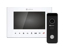 VMH-7.1 (w) + DSH-1080 (черный)_v.1 Комплект видеодомофона
