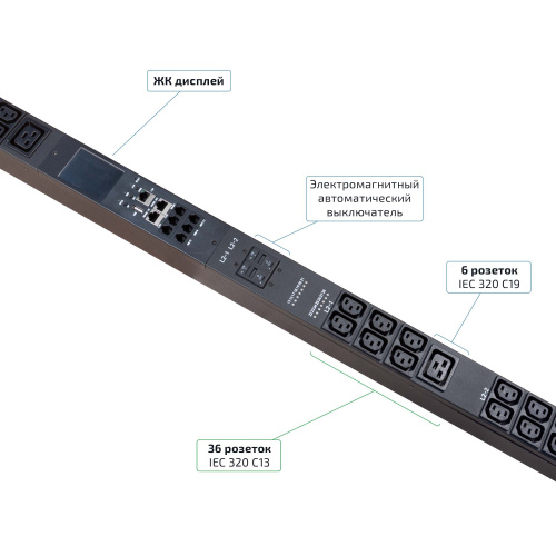 SMART-PDU-32-3P-36C13-6C19-I309-CM (12604c) фото 4