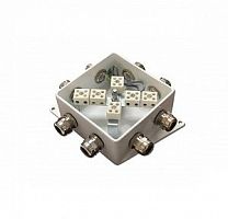 КМ-О (12к*10,0)-IP66-120х120, два ввода Коробка монтажная огнестойкая