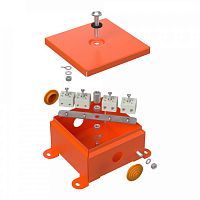 Коробка металлическая огнестойкая 110х110х65 (70-0360-FR6.0-4) Коробка металлическая огнестойкая