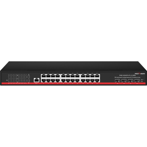 PND-M24GP-4F-L3(400) Коммутатор управляемый оптический 28 портовый PND-M24GP-4F-L3(400) Коммутатор управляемый оптический 28 портовый