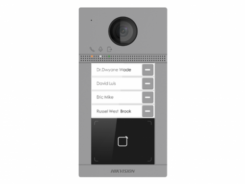 DS-KV8413-WME1/Flush(B) Вызывная панель IP-домофона