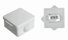 Коробка ОП 65х65х50мм, крышка, IP54, 4вх. (SQ1401-0111) Распаячная коробка