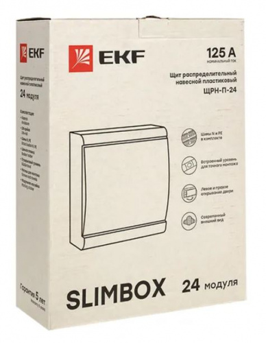 ЩРН-П-24 SlimBox белая дверца IP41 (sb-n-24w) фото 4