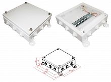 КМ IP55-2020, 12 вводов Коробка монтажная электротехническая