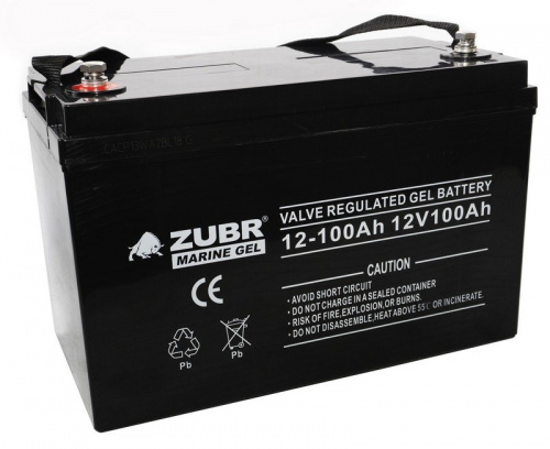 ZUBR MARINE GEL NPG 12-100Ah Аккумулятор герметичный свинцово-кислотный ZUBR MARINE GEL NPG 12-100Ah Аккумулятор герметичный свинцово-кислотный