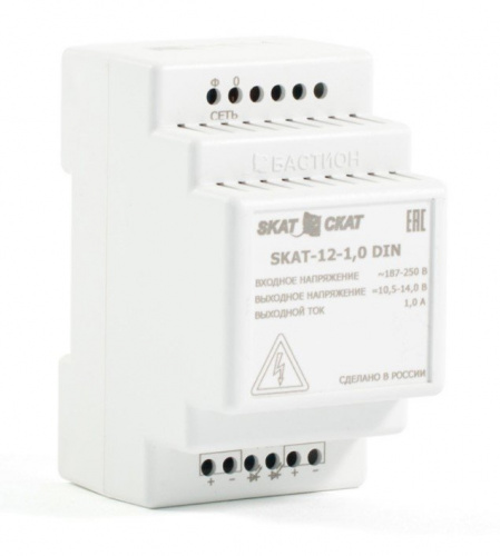 SKAT-12-1,0DIN (583) Источник вторичного электропитания резервированный SKAT-12-1,0DIN (583) Источник вторичного электропитания резервированный