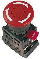 Кнопка AE-22 ""Грибок"" с фиксацией красн. D=22мм (BBG10-AE-K04) Кнопка красная с фиксацией без подсветки