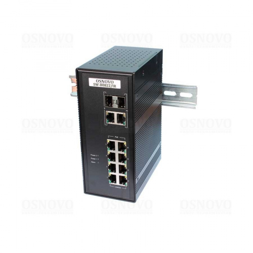 SW-80822/IR Коммутатор 10-портовый Gigabit Ethernet с PoE SW-80822/IR Коммутатор 10-портовый Gigabit Ethernet с PoE