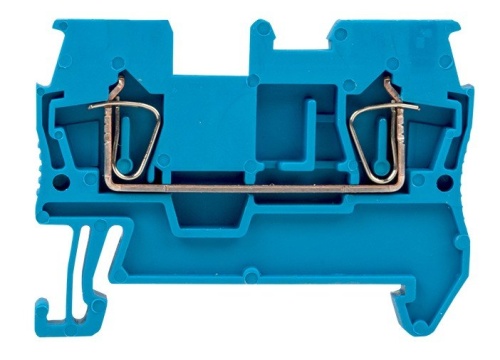 JXB-ST-2.5 2-проводная, синяя (plc-jxb-st-2.5-blue) Колодка клеммная пружинная