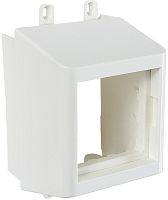 Суппорт с рамкой 1 пост (45х45) на профиль для короба 60х16 (060007S) Суппорт