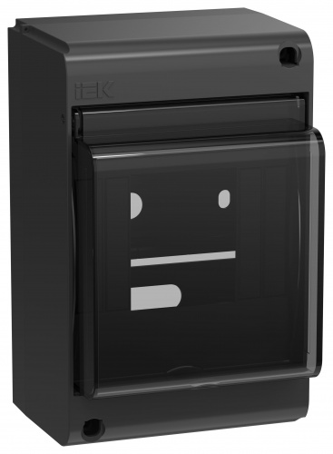 Корпус пластиковый UNION Mini КМПн-4 IP30 черный (UIM-KP72-N-04-20-K02)