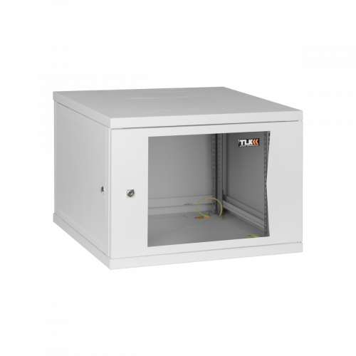 TWI-096035-R-G-GY Шкаф телекоммуникационный 19" настенный 9U