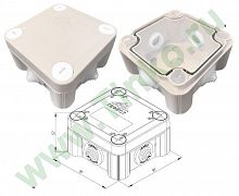 КМ-1010(П)-IP55 Коробка монтажная