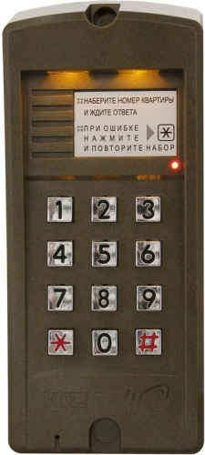 БВД-310R Вызывная панель аудиодомофона БВД-310R Вызывная панель аудиодомофона